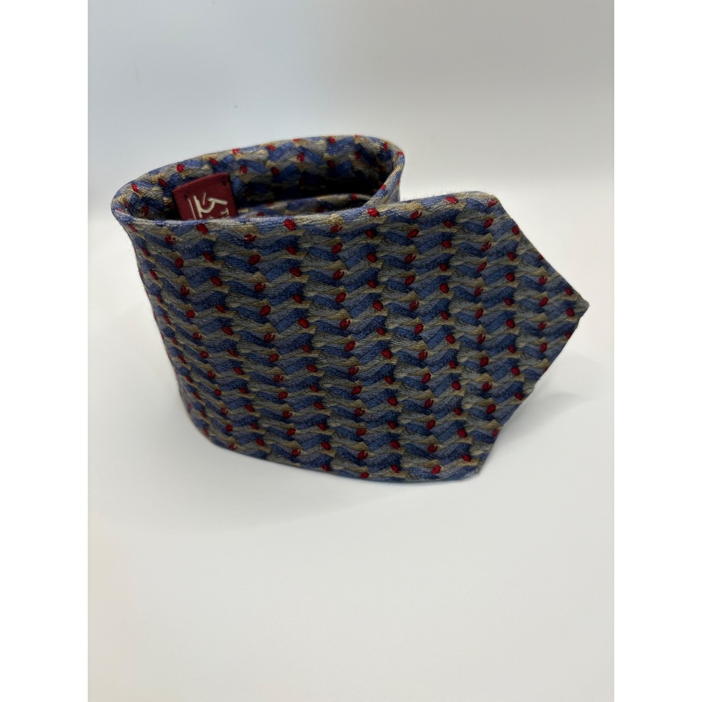 Jos. A. Bank The Miracle Collection Silk Tie Isotretinoin Microscope Blue